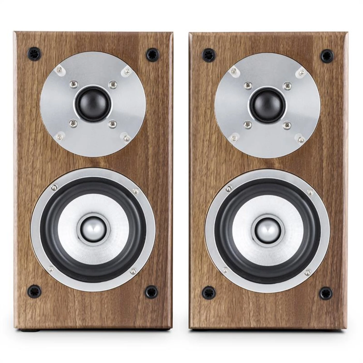 Linie 501 BS-WN Regallautsprecher Paar 100W Passiv Walnuss – Bild 2