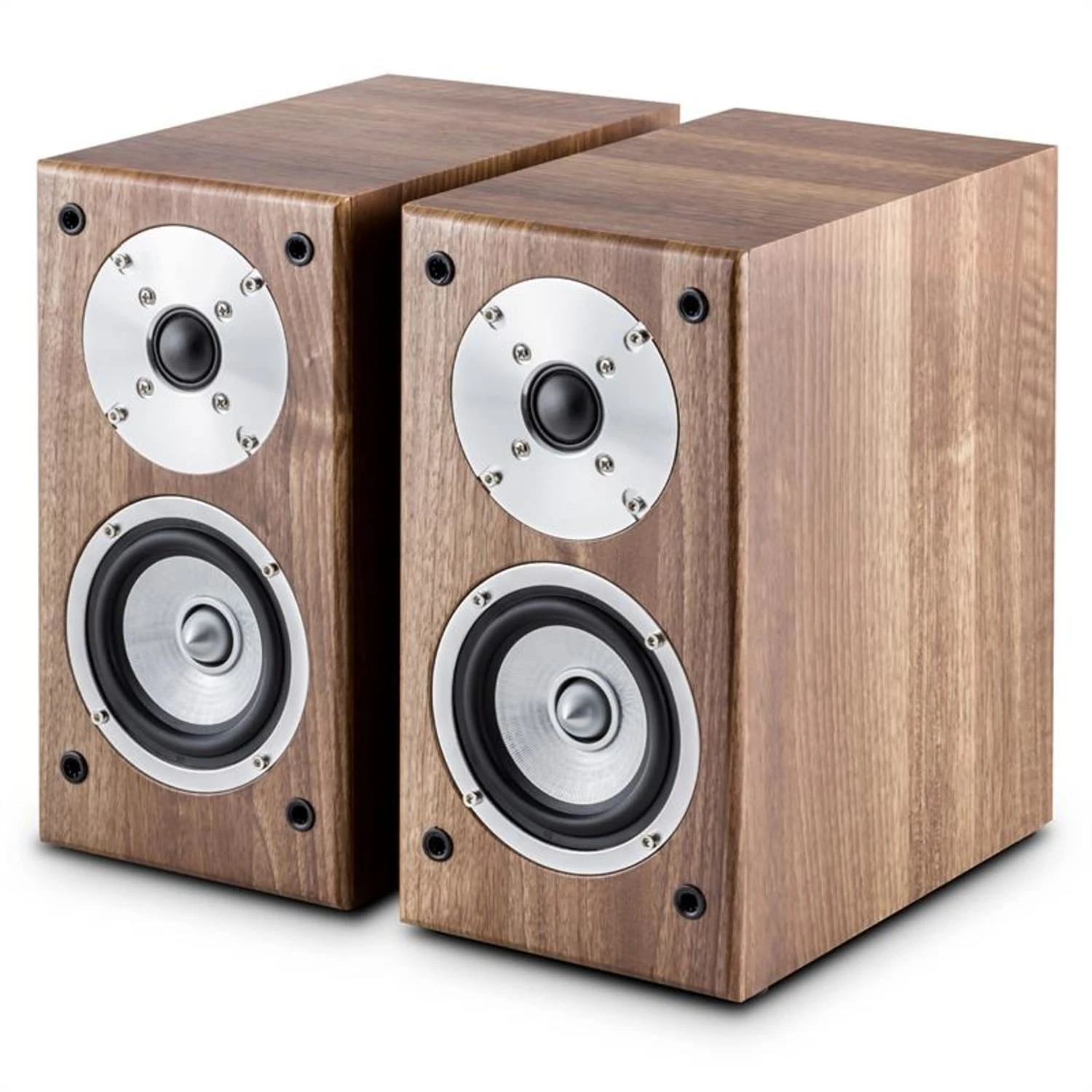 Linie 501 BS-WN Regallautsprecher Paar 100W Passiv Walnuss – Bild 6