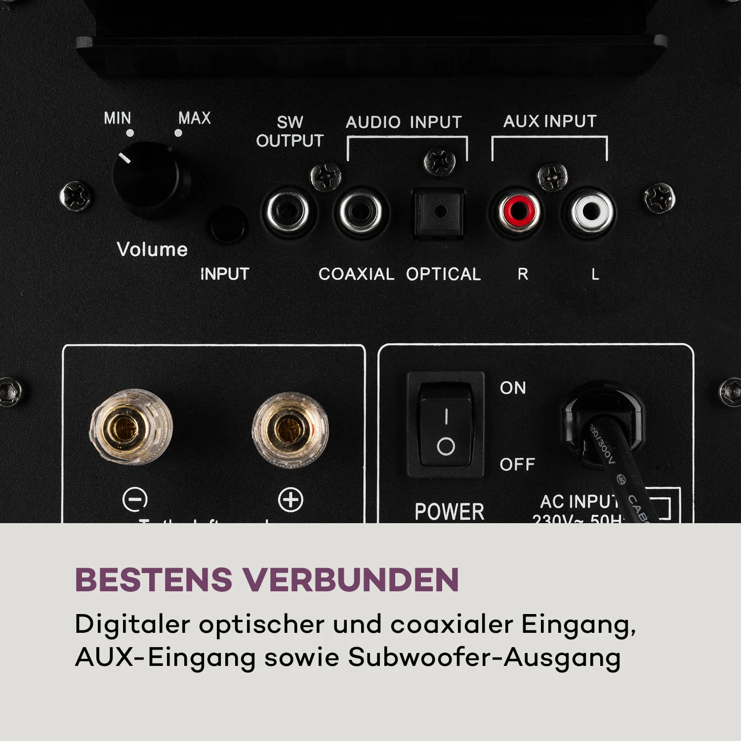 Line 700 A Standlautsprecher-Set Aktiv 240 W RMS BT Schwarz – Bild 5