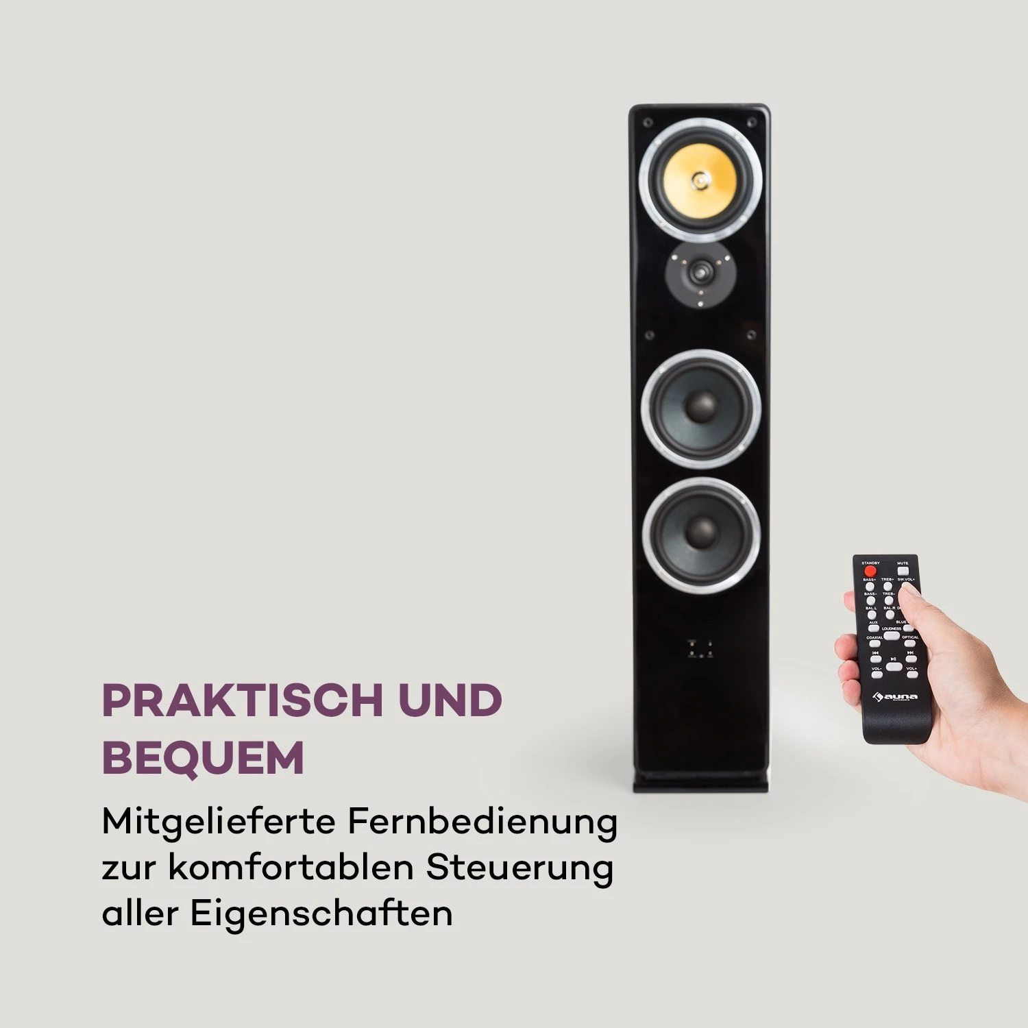 Line 700 A Standlautsprecher-Set Aktiv 240 W RMS BT Schwarz – Bild 6