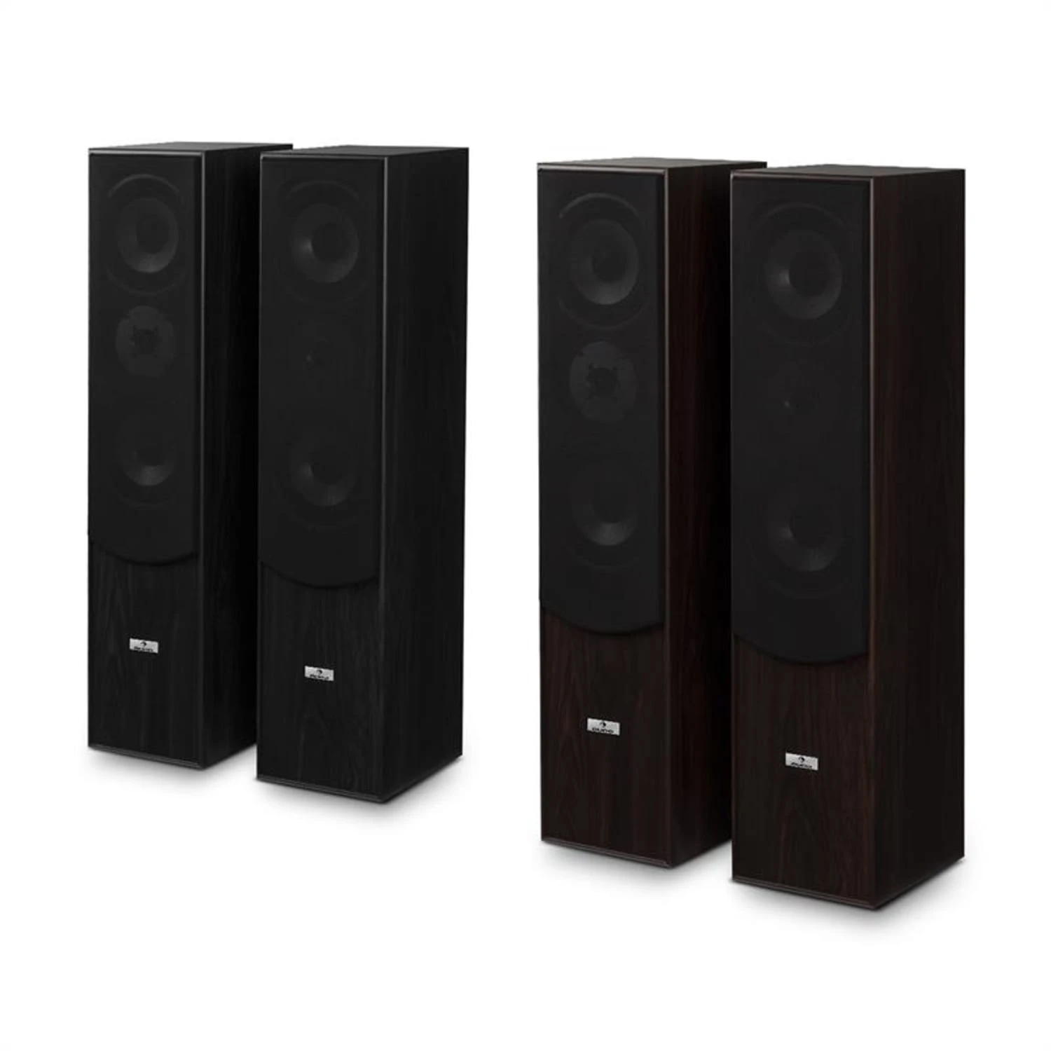 L766 3-Wege Bassreflex HiFi Boxen-Paar Walnuss – Bild 7