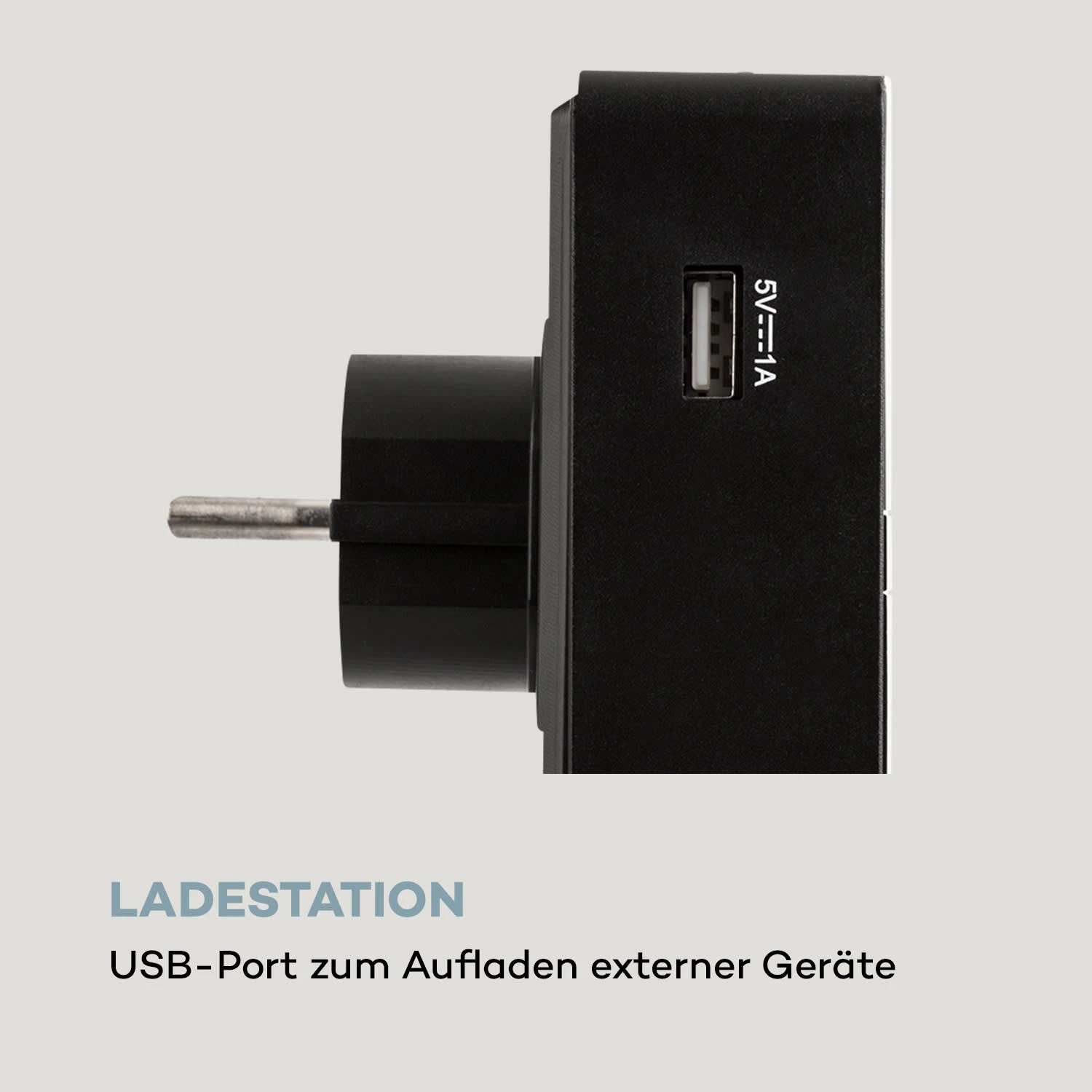 DigiPlug DAB Steckdosen-Radio, DAB+, UKW/PLL, BT, LCD-Display, Schwarz – Bild 4