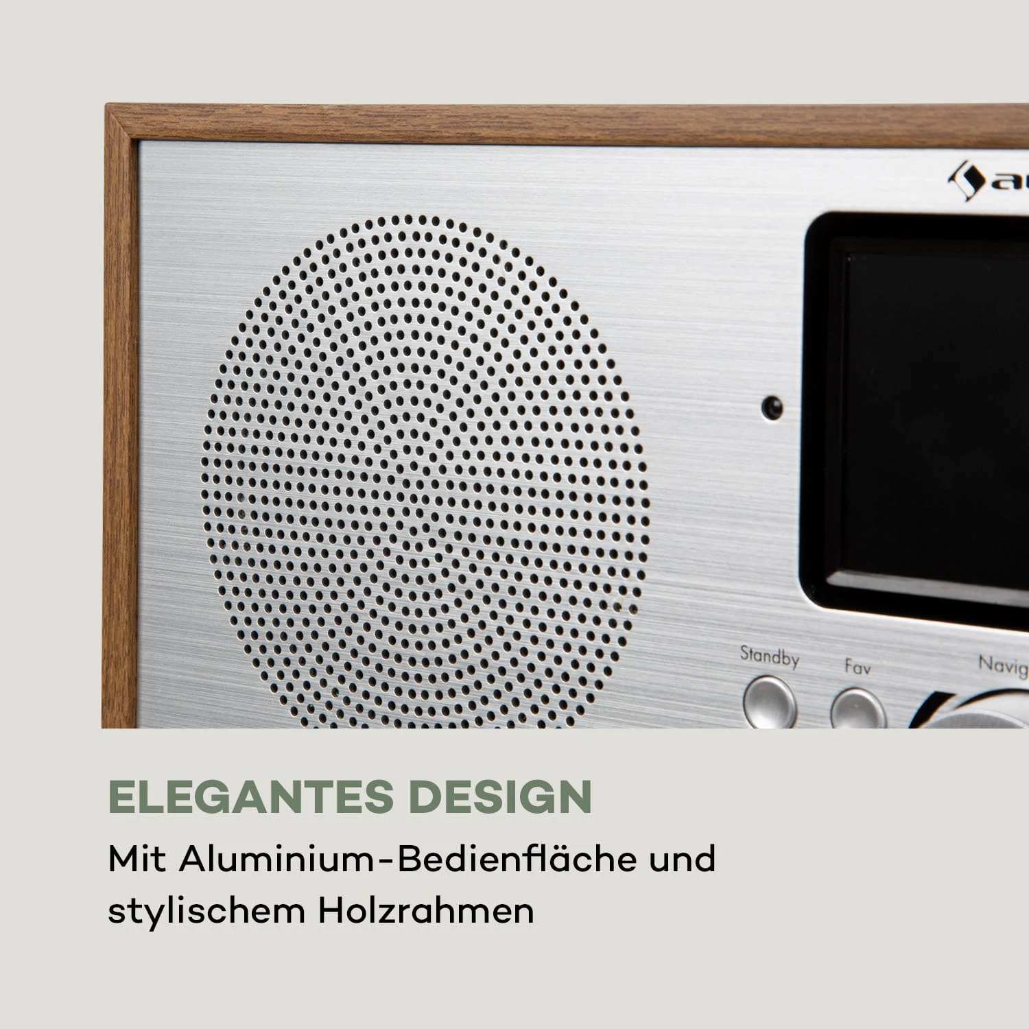 Silver Star Stereo Internet DAB+/UKW Radio, WiFi, BT, DAB+/UKW, Eiche – Bild 8