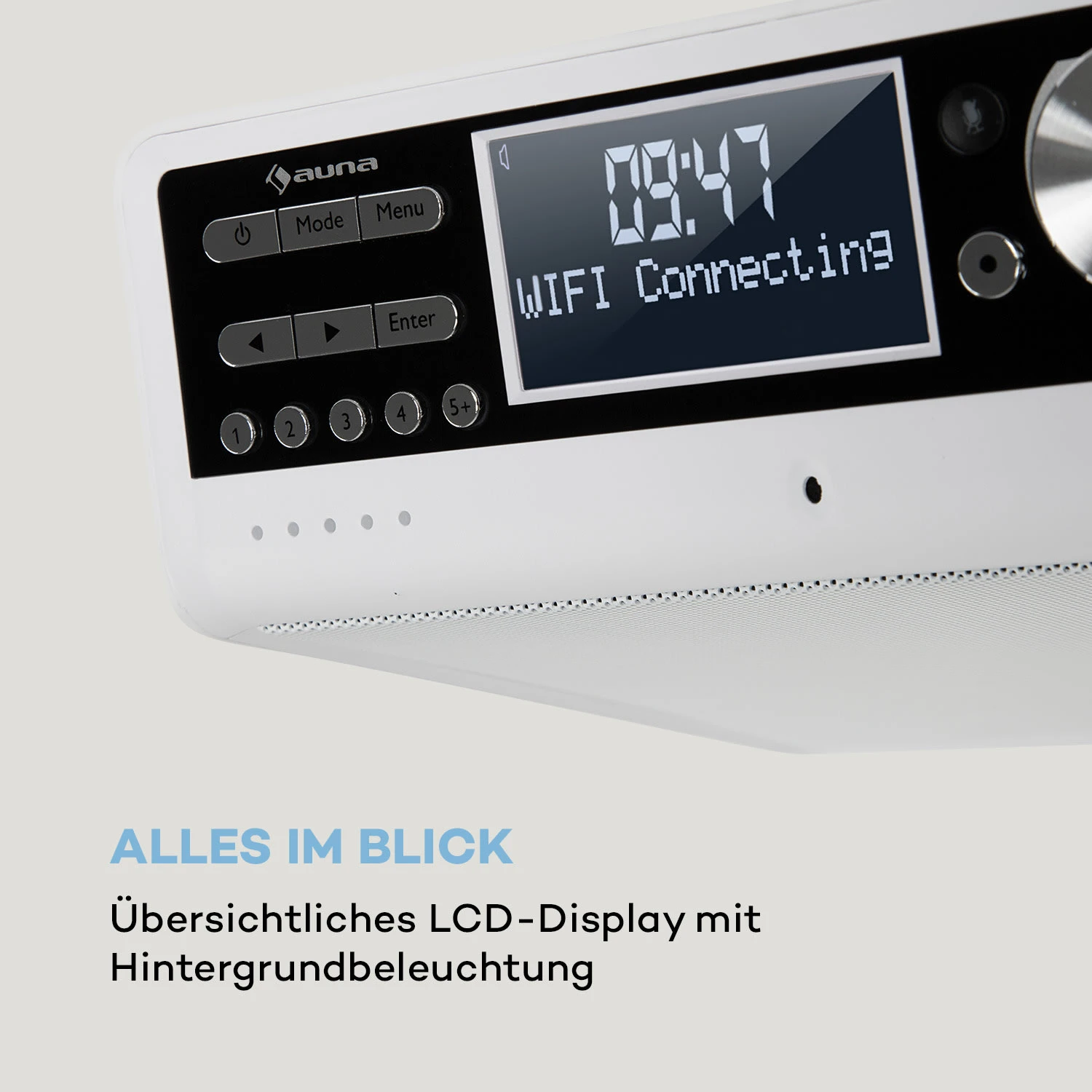 Intelligence DAB+ Küchenradio, Alexa-VoiceControl, Spotify, BT, Weiß – Bild 5