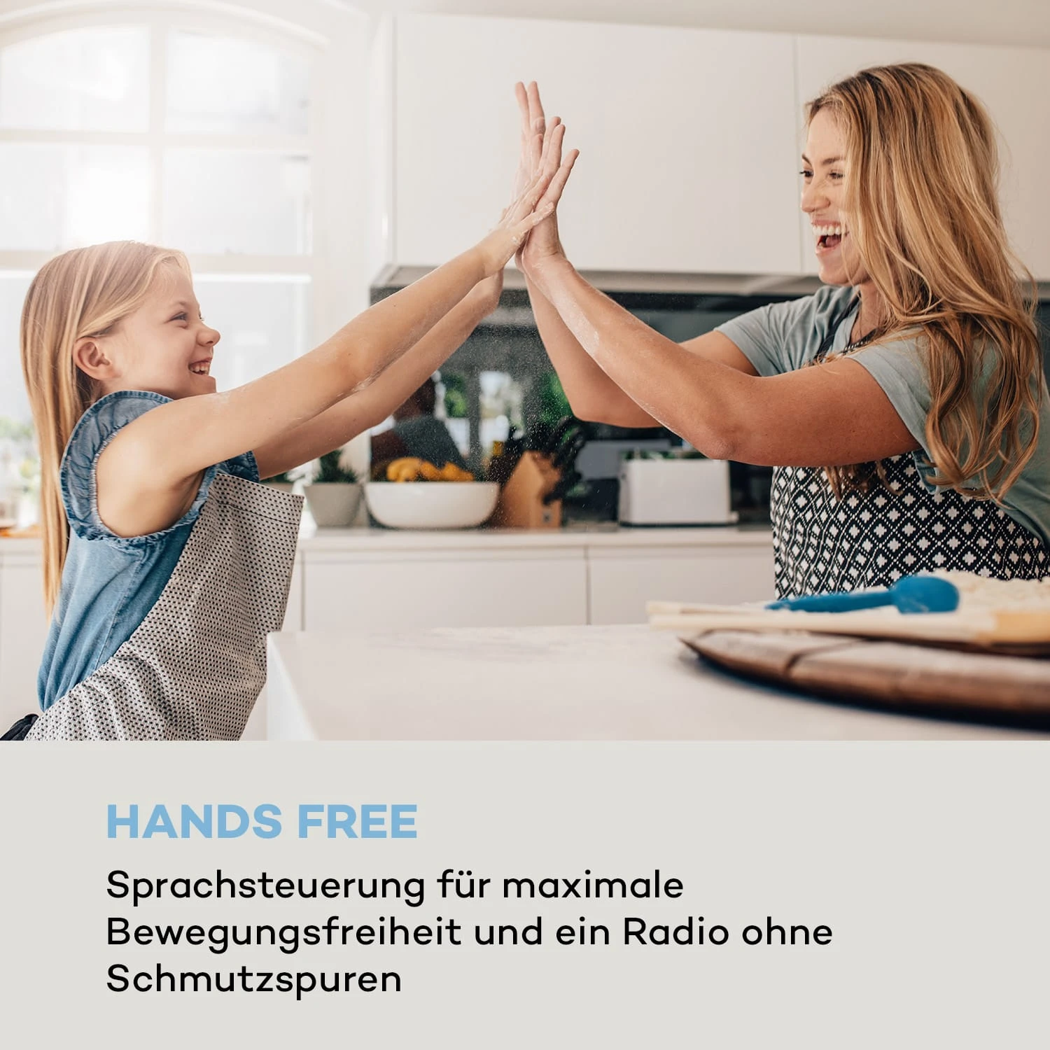 Intelligence DAB+ Küchenradio, Alexa-VoiceControl, Spotify, BT, Silber – Bild 8