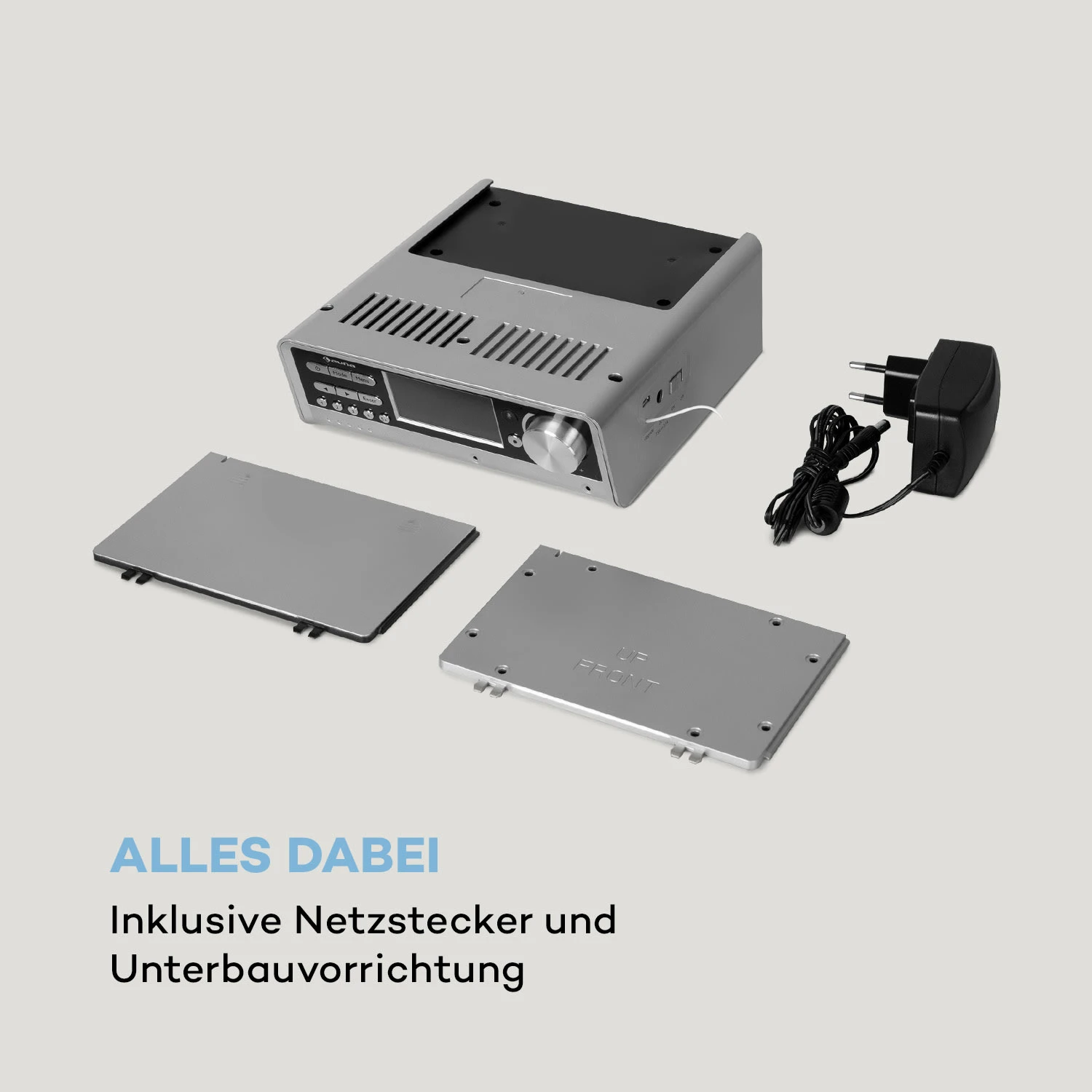 Intelligence DAB+ Küchenradio, Alexa-VoiceControl, Spotify, BT, Silber – Bild 10