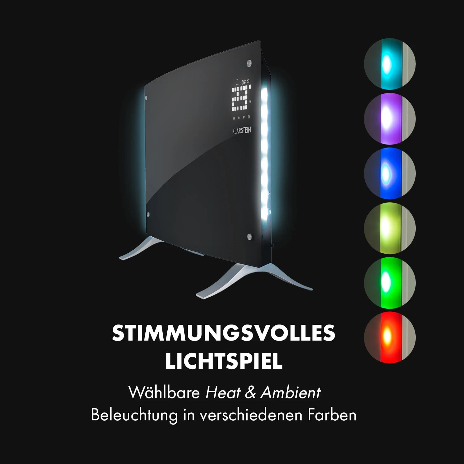 Bornholm Curved Ambient Konvektions-Heizgerät 1000/2000 W – Bild 5