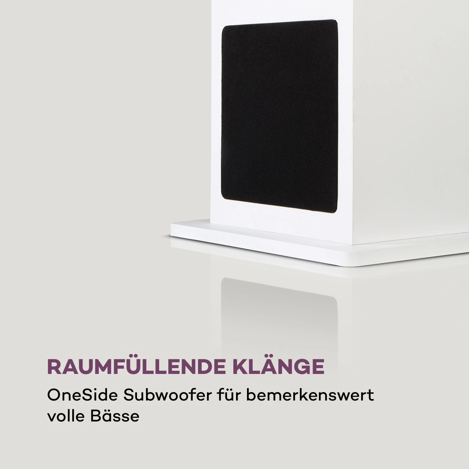 Karaboom 100 Wifi Turmlautsprecher Internetradio DAB+ BT 120W Weiß – Bild 7