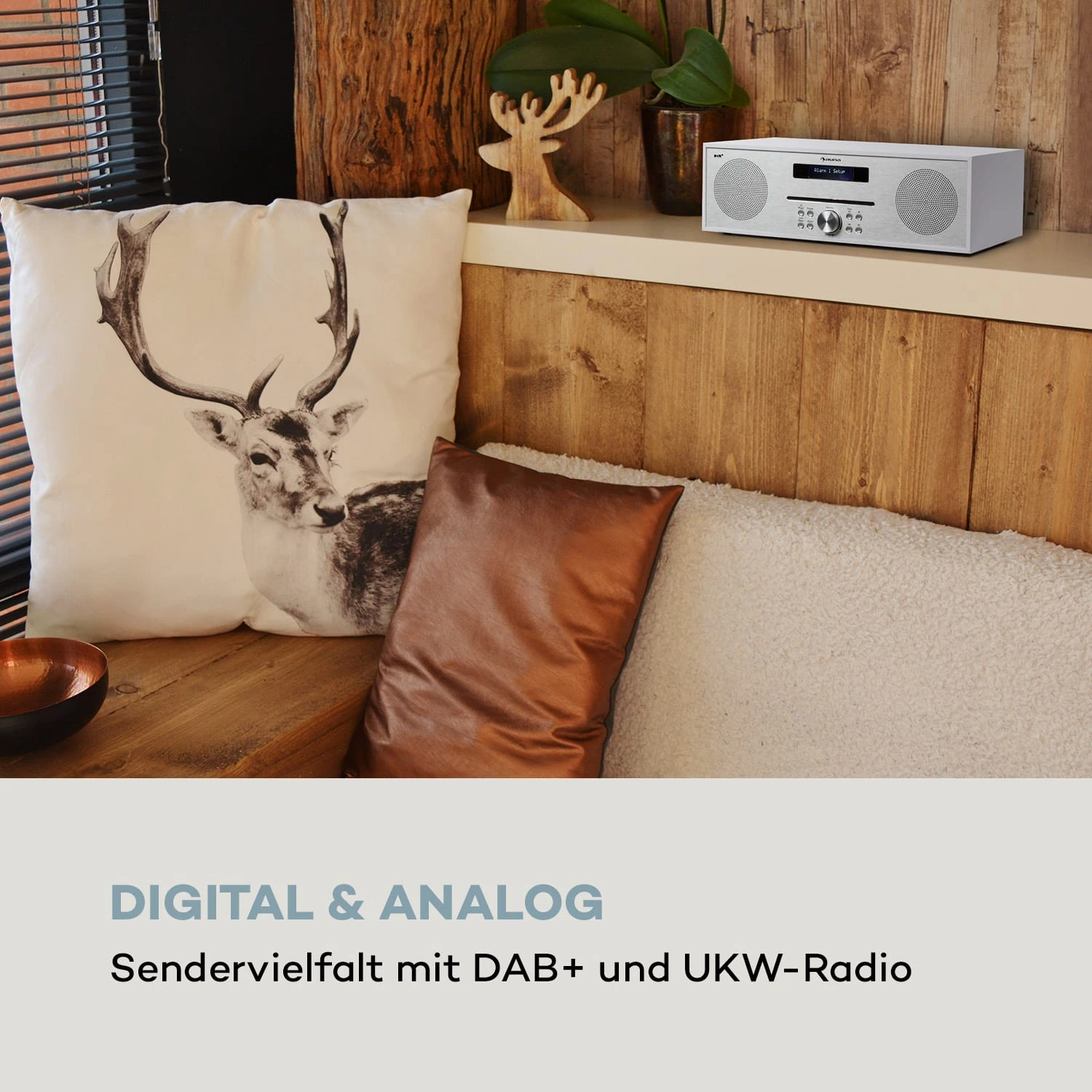 Silver Star CD-DAB 2x20W Max. Slot-In CD-Player DAB+ BT Alu Weiß – Bild 2