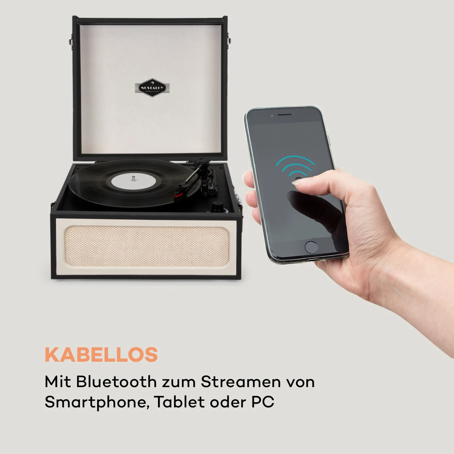 Sarah Ann Plattenspieler Bluetooth USB 33, 45 Und 78 U/min – Bild 4