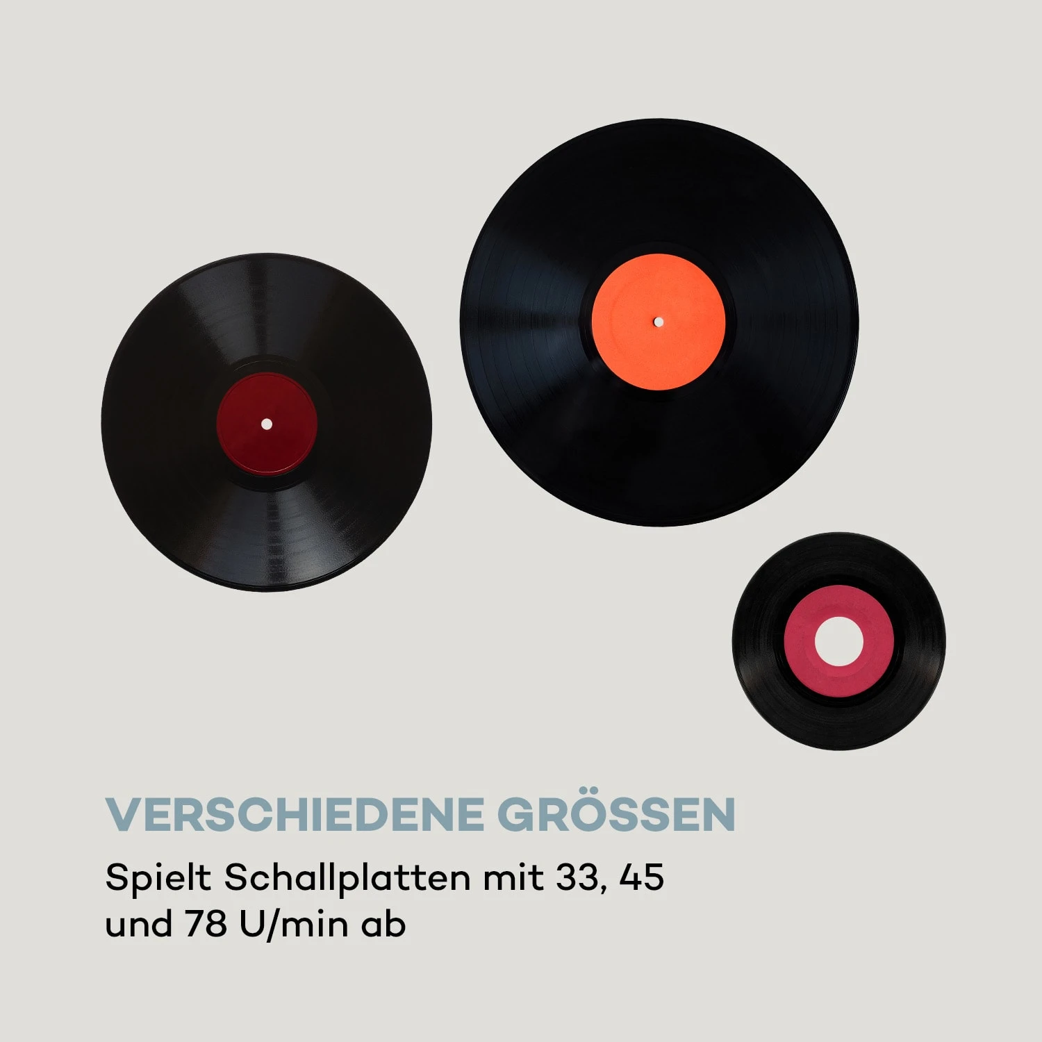 Belle Epoque 1910 Retro-Stereoanlage Plattenspieler CD Lautsprecher – Bild 9