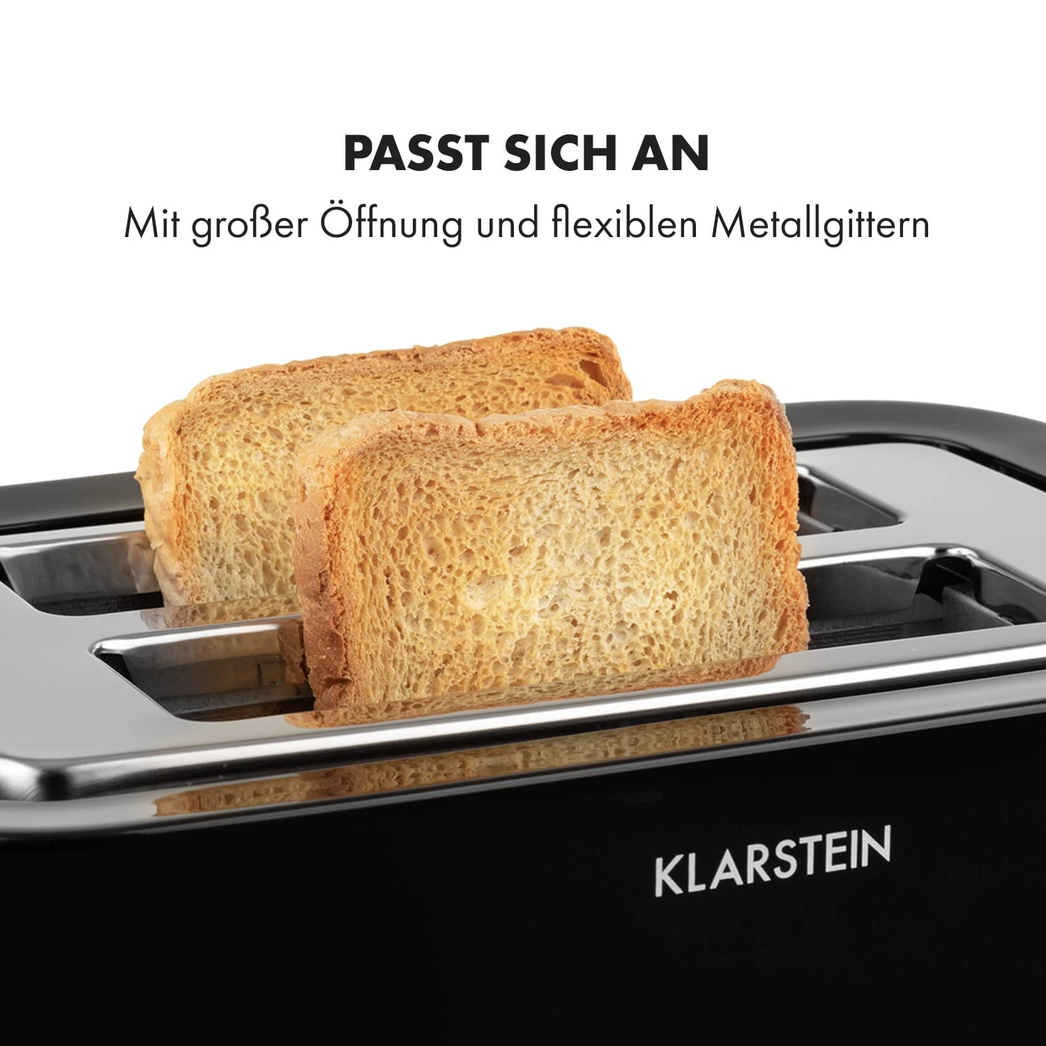 Arabica Toaster 920W LED-Display Touch-Bedienfeld Edelstahl – Bild 7