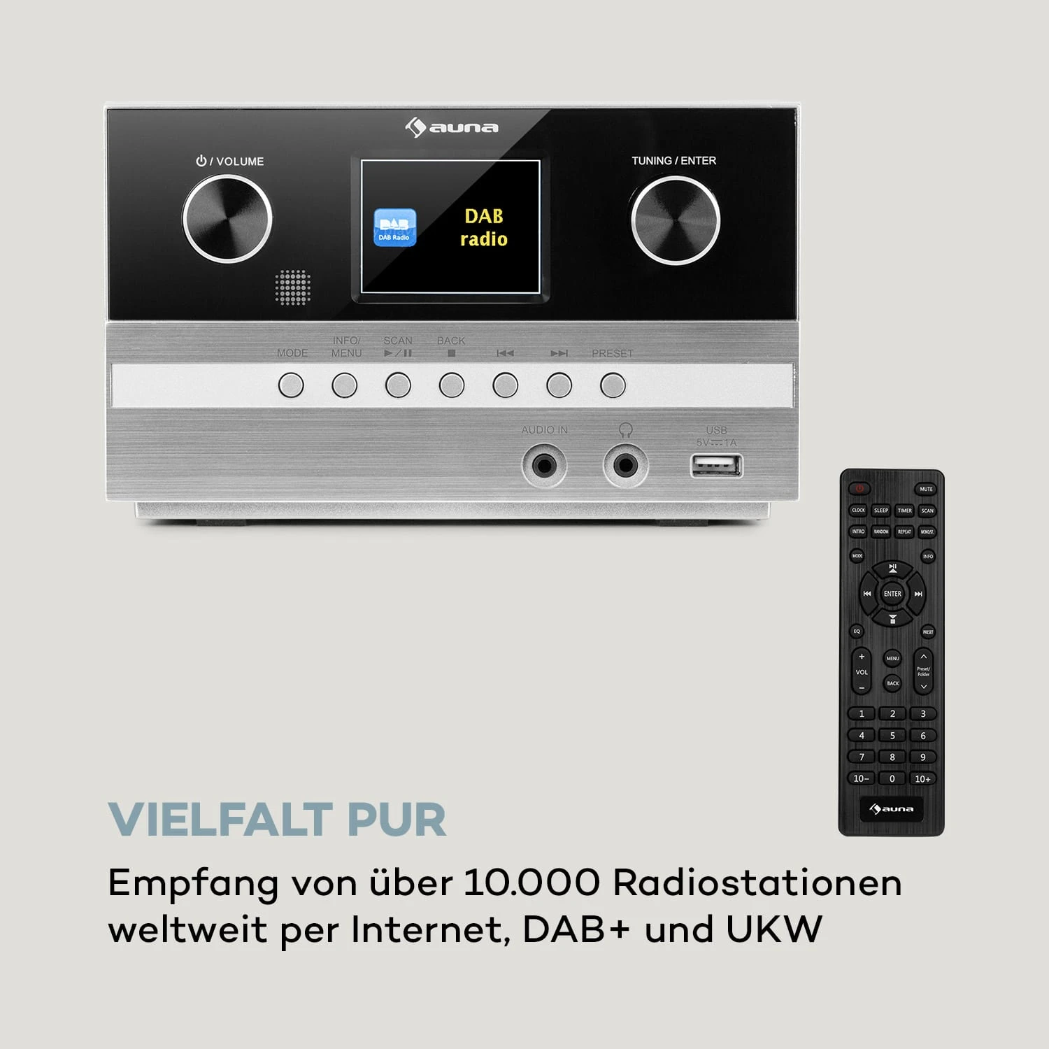 Connect System S Stereoanlage Boxen 20Wmax Internet/DAB+/UKW CD-Player – Bild 3