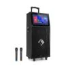 KTV Karaoke-System 15,4" Touch 2UHF-Mic WiFi BT USB SD HDMI Trolley