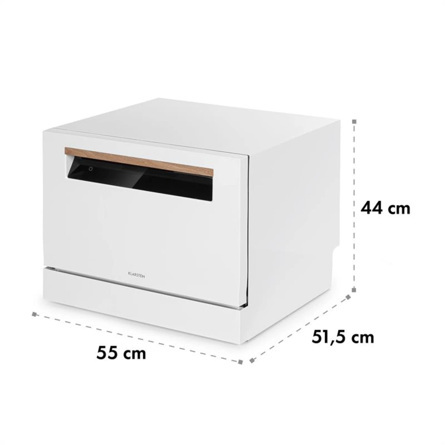 Lagoona Geschirrspülmaschine 1380W 6,5L 6 Gedecke Touch – Bild 11