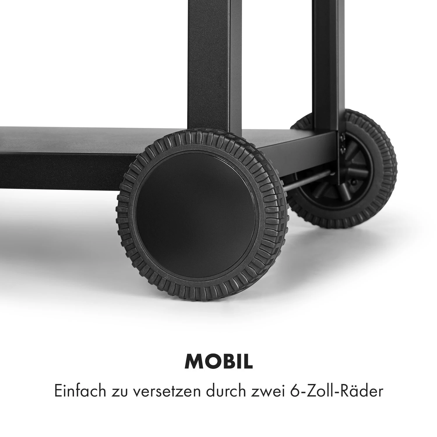 Pizzaiolo Pro Pizza-Gasgrill 76x143x66cm Schamottestein Stahl Mobil – Bild 7