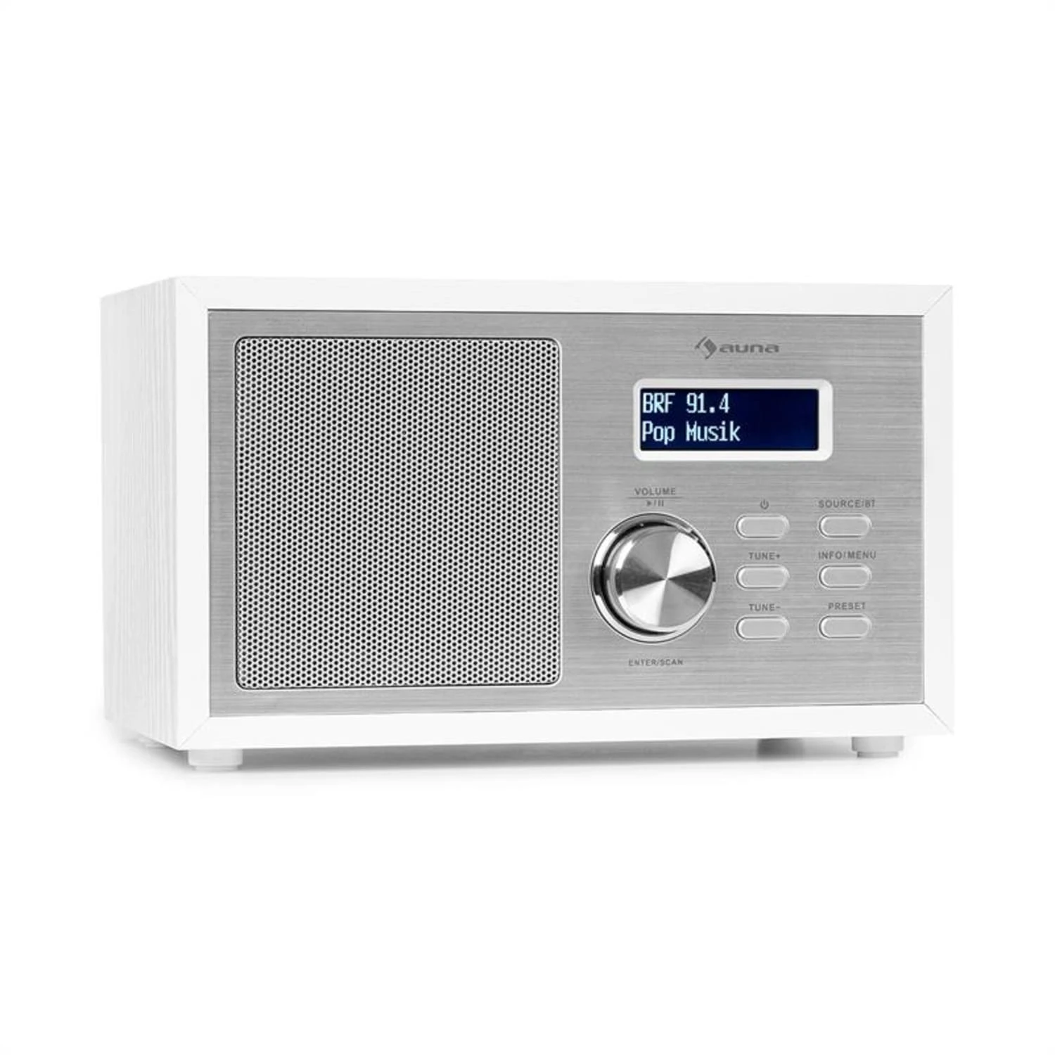 Ambient DAB+/FM Radio BT 5.0 AUX-In  LCDisplay Wecker Eieruhr