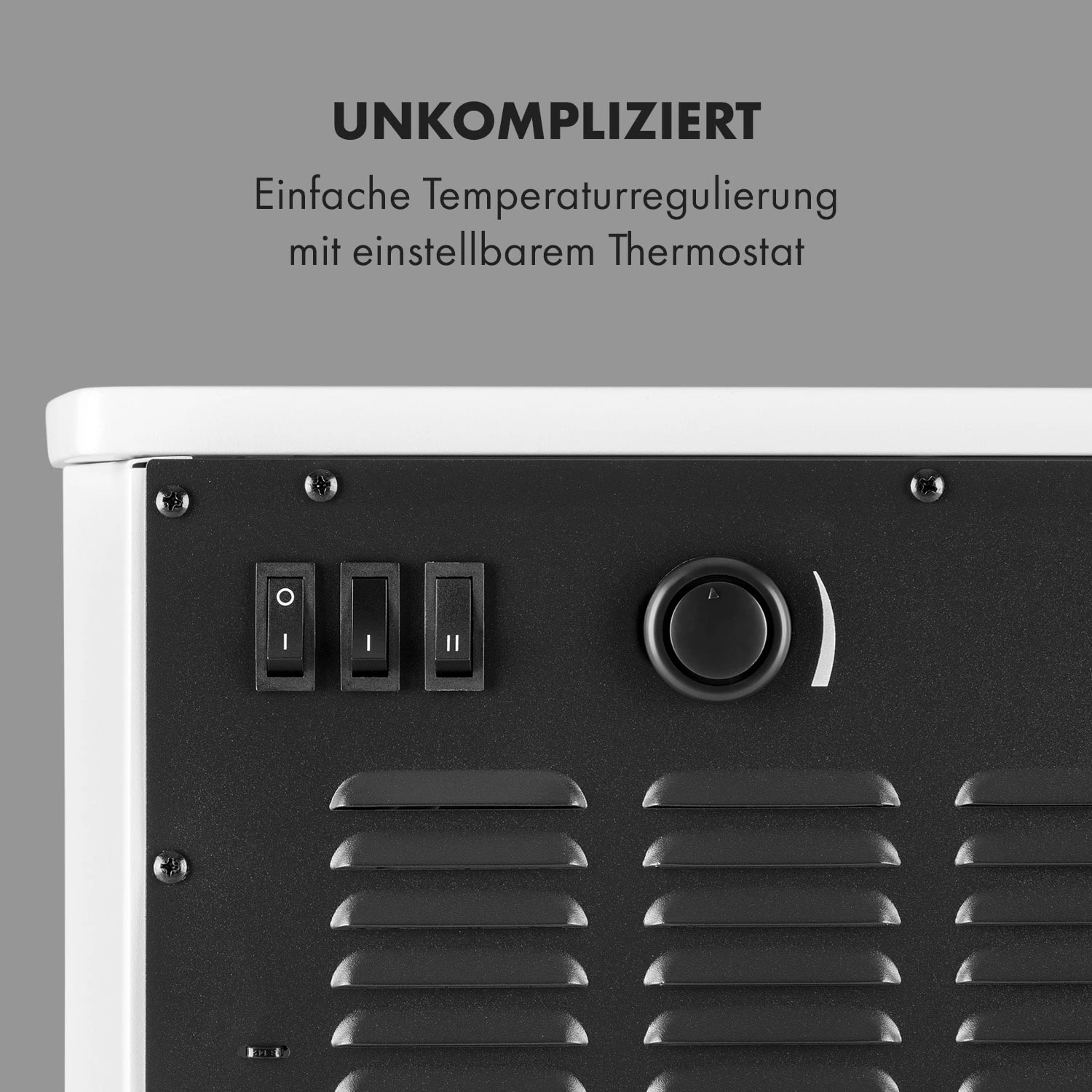 Bormio Panorama Elektrischer Kamin 1000/2000W Thermostat – Bild 7