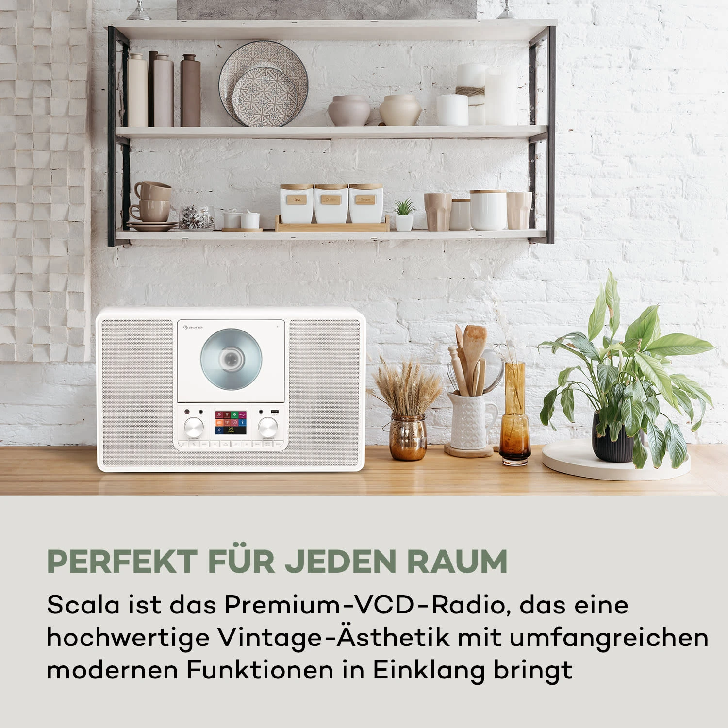 Scala VCD-IR Internetradio WLAN CD BT MP3 DAB+ UKW Radio – Bild 3