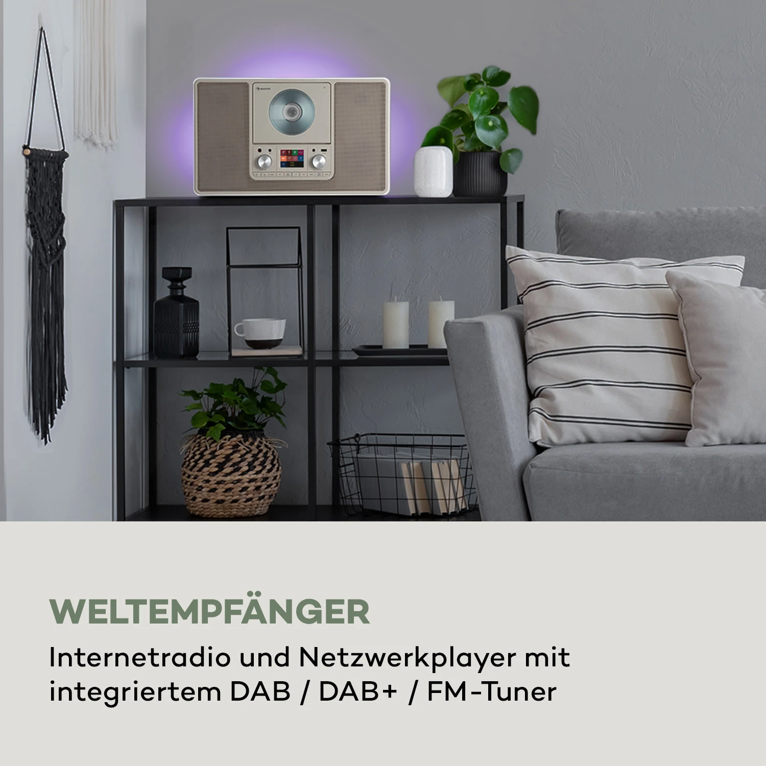 Scala VCD-IR Internetradio WLAN CD BT MP3 DAB+ UKW Radio – Bild 9