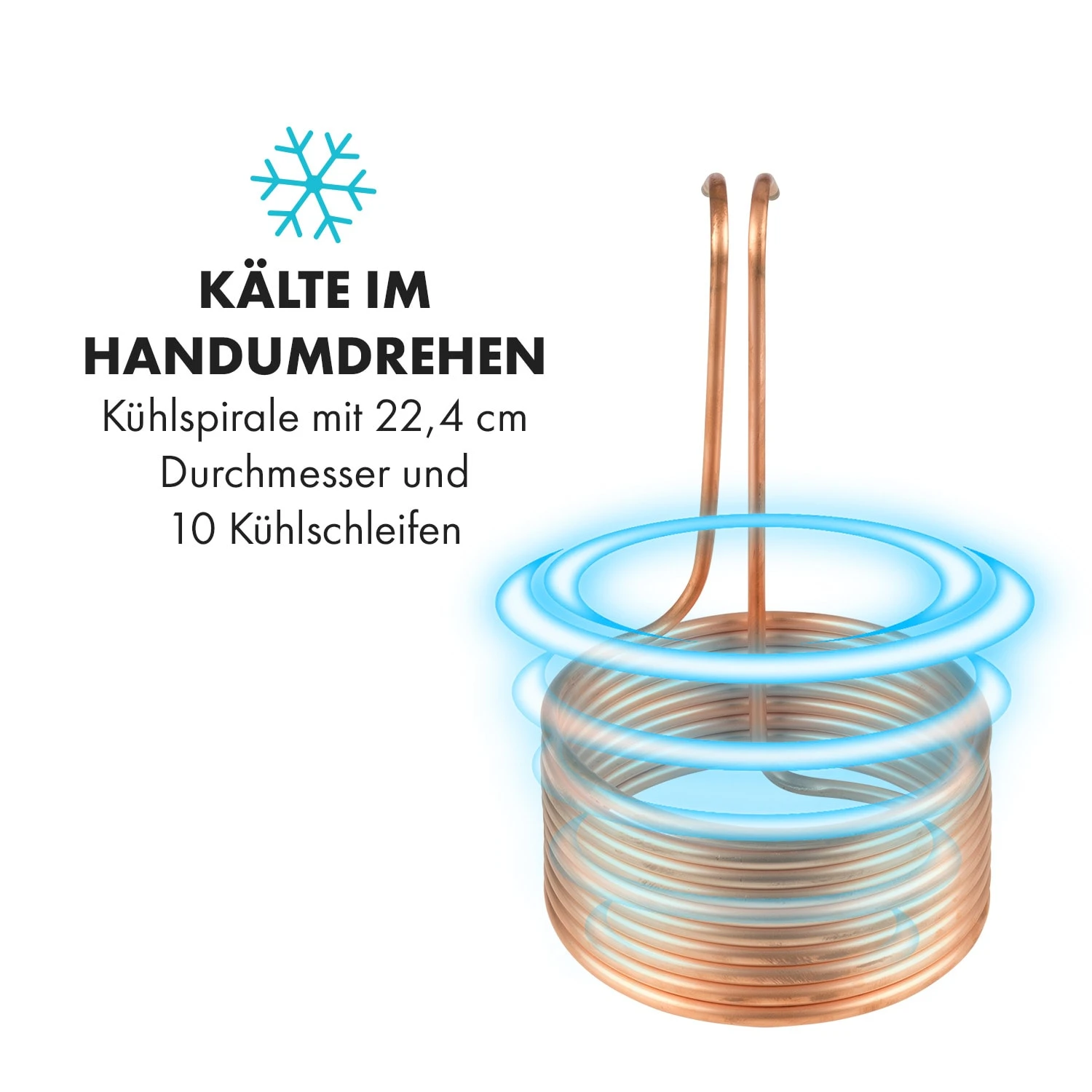 Chiller 10K Eintauchkühler Ø22,4 Cm 10 Schleifen – Bild 3