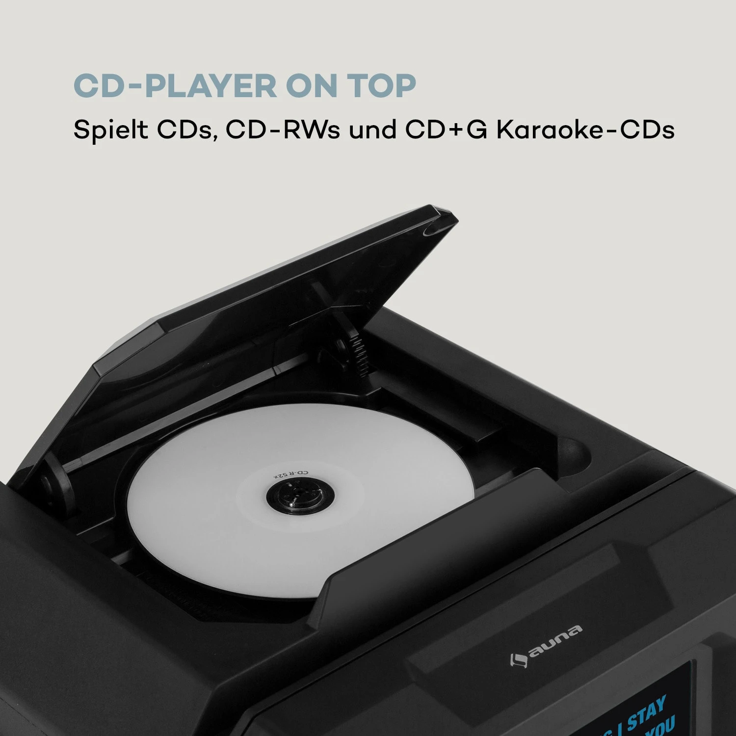 Rockstar Plus Karaoke-Anlage Karaokemaschine BT USP CD LED-Show RCA – Bild 5