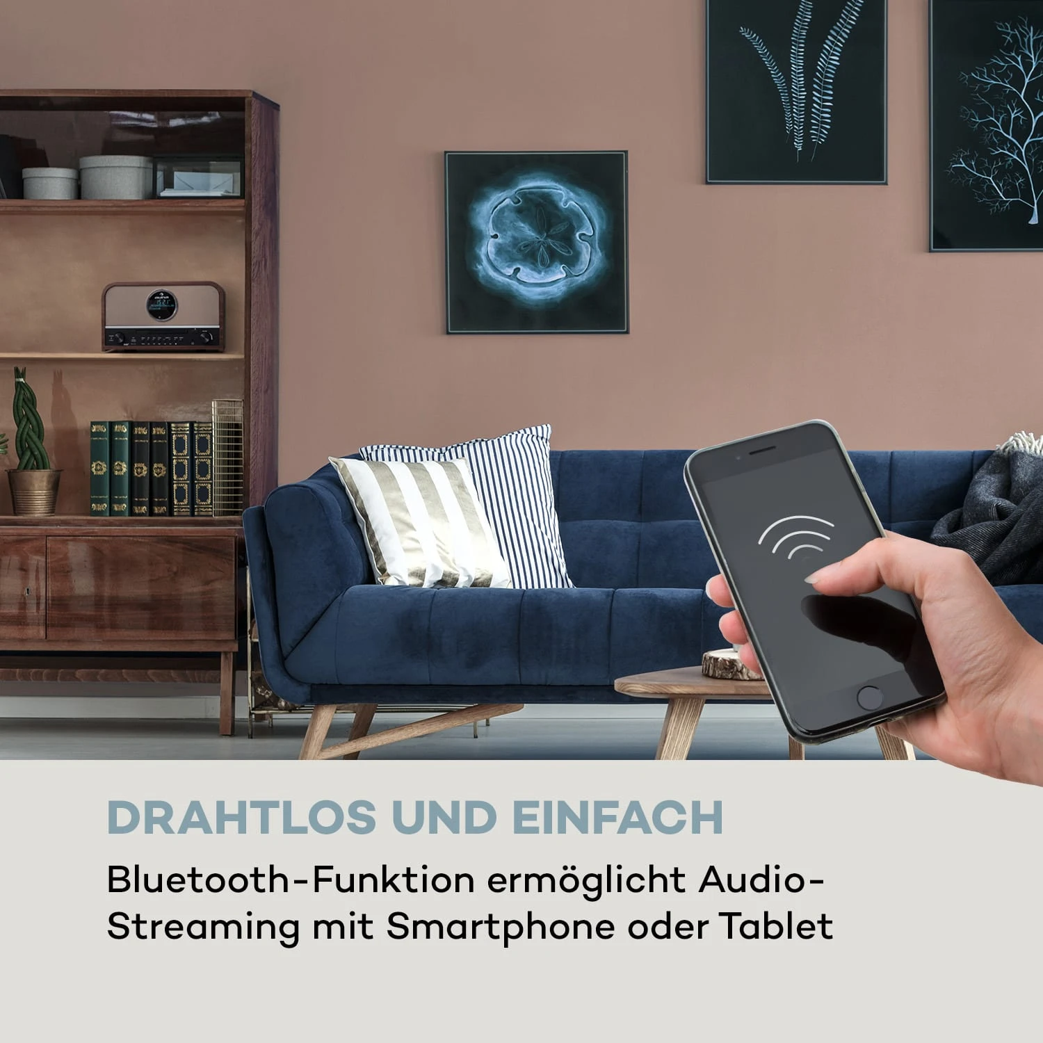 Auna Columbia DAB Radio 60 W CD-Player DAB+/UKW-Tuner USB-Aufnahme Bluetooth – Bild 5