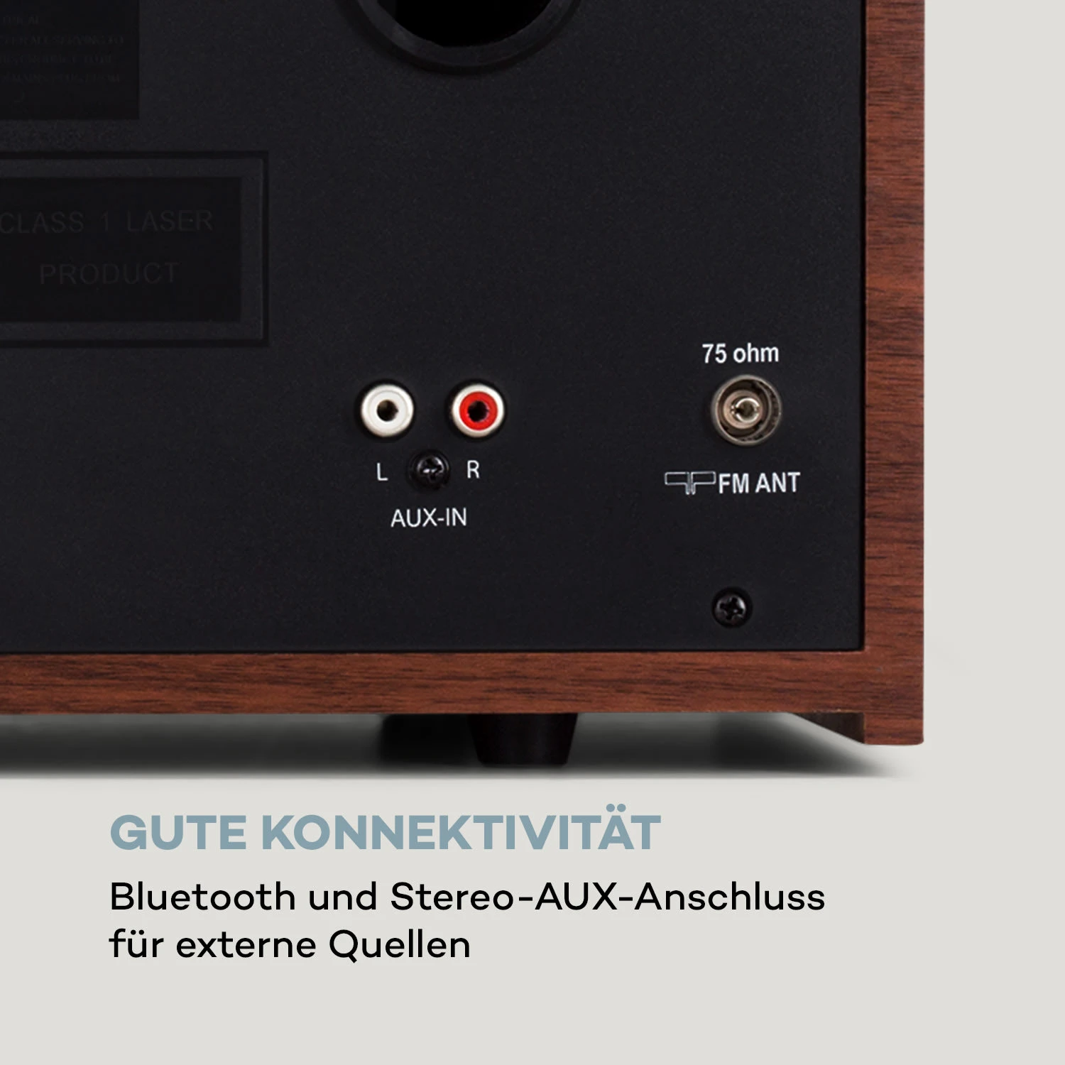 Auna Columbia DAB Radio 60 W CD-Player DAB+/UKW-Tuner USB-Aufnahme Bluetooth – Bild 8