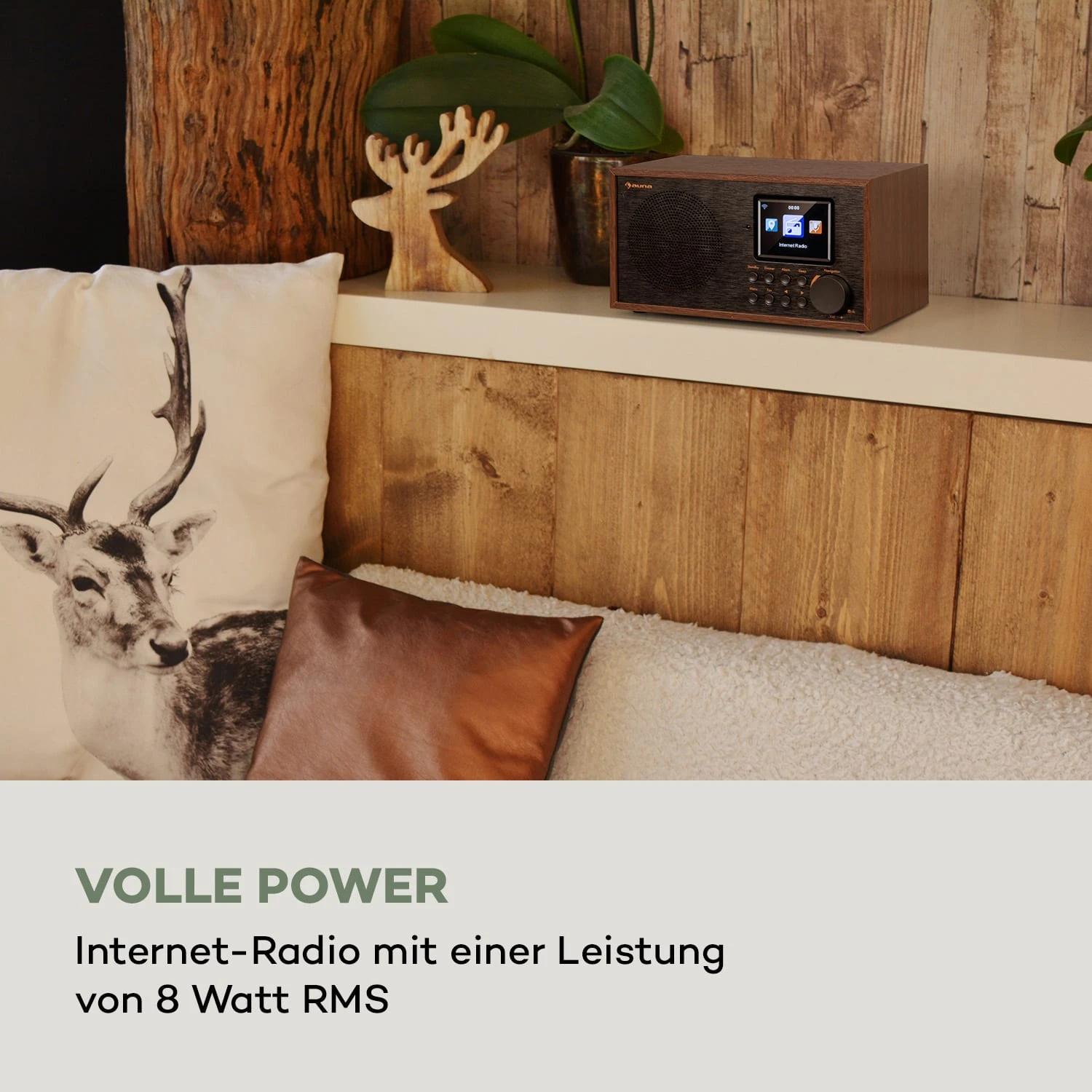 Silver Star Mini Internet DAB+/UKW Radio WiFi BT USB App-Steuerung – Bild 2