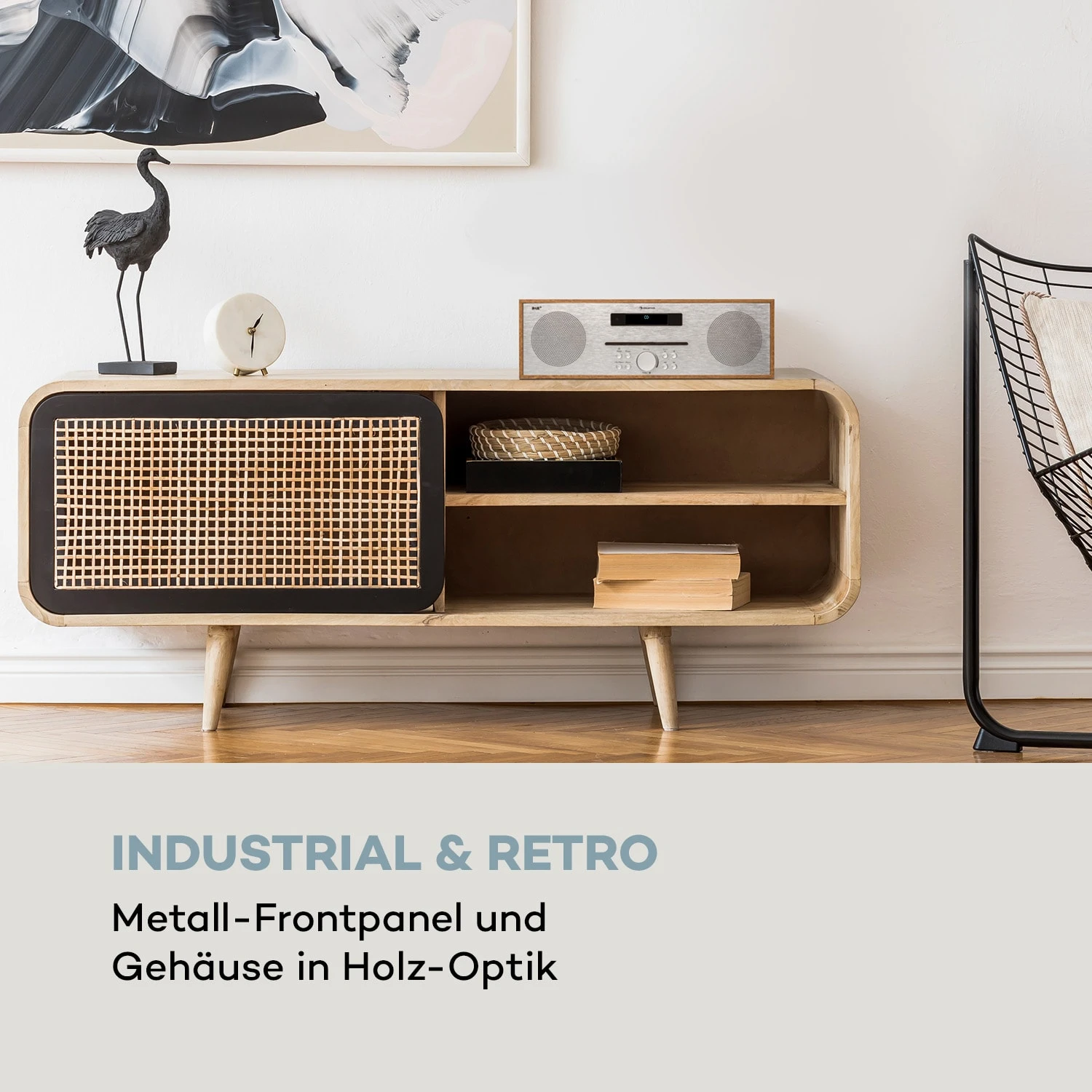 Silver Star CD-DAB 2x10W Max. Slot-In CD-Player DAB+ BT Alu – Bild 4