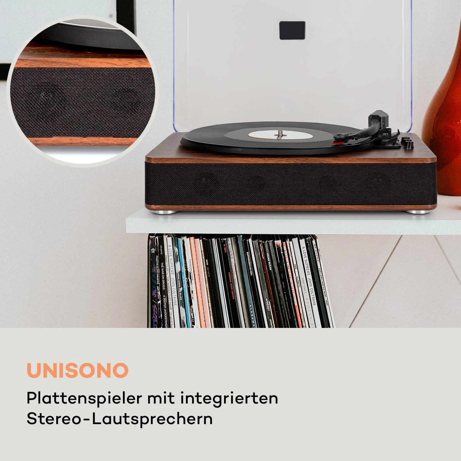 TT-Classic Plus Plattenspieler Staubschutz Bluetooth Record-Funktion 33/45/78 U/min – Bild 2