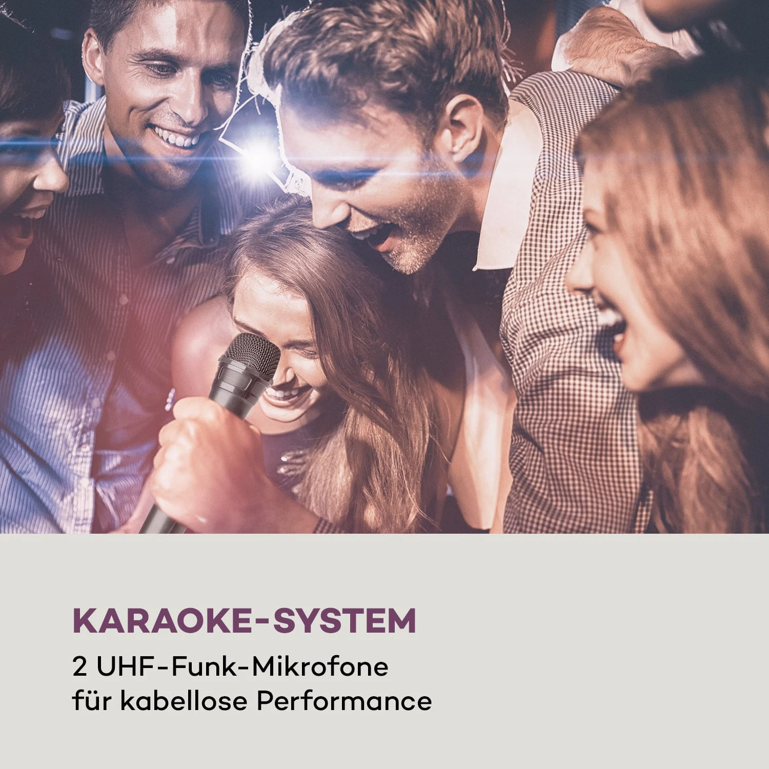 Pro Spin 10 Karaoke-System 14,1" Touch-Display 2xMic WiFi BT USB HDMI – Bild 2