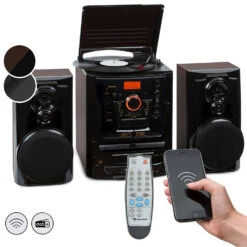 388 Franklin DAB+ Stereoanlage 3-fach-CD-Player BT AUX USB-Port