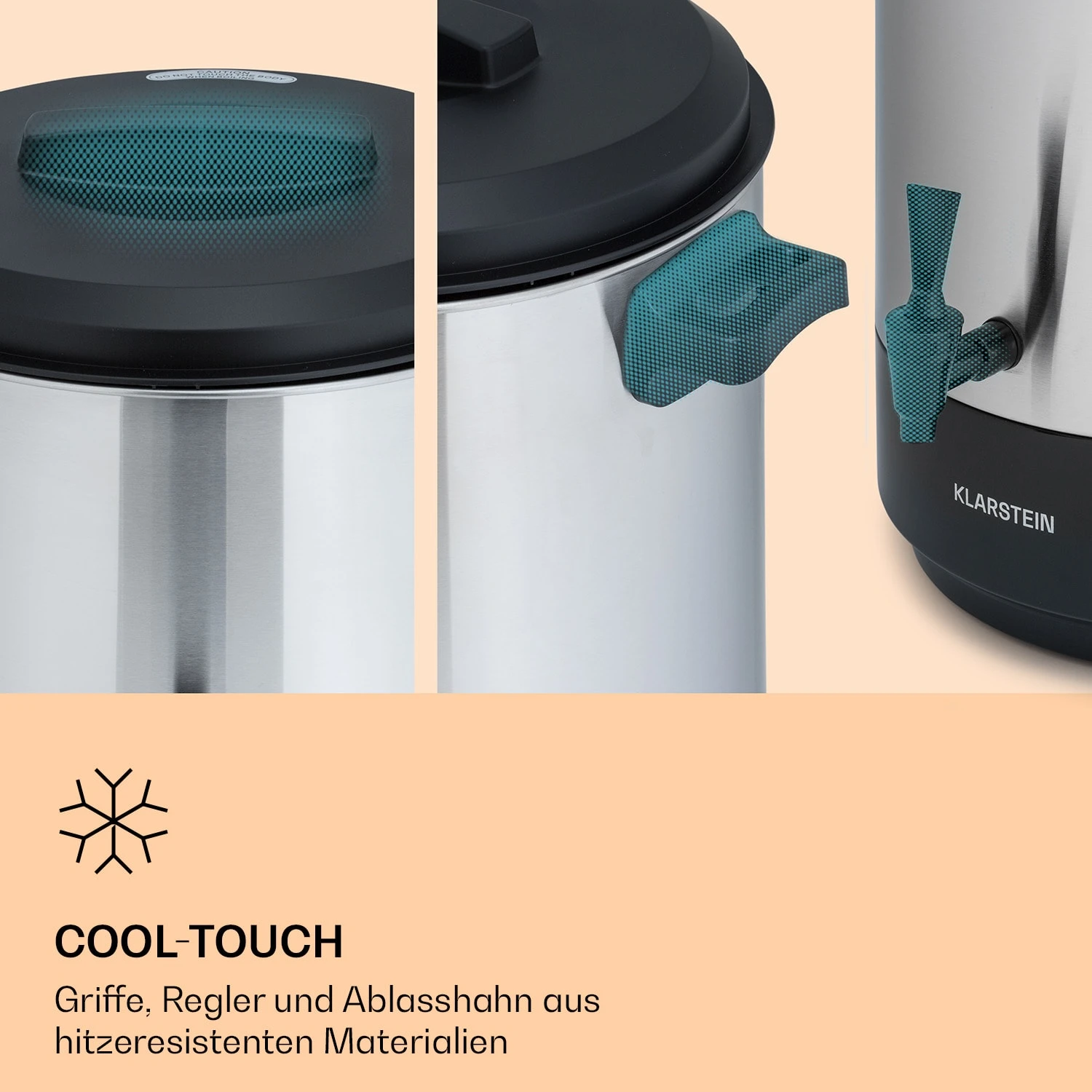 Abbey 25 Einkochautomat Getränkespender 25L 100°C 180min Edelstahl – Bild 5