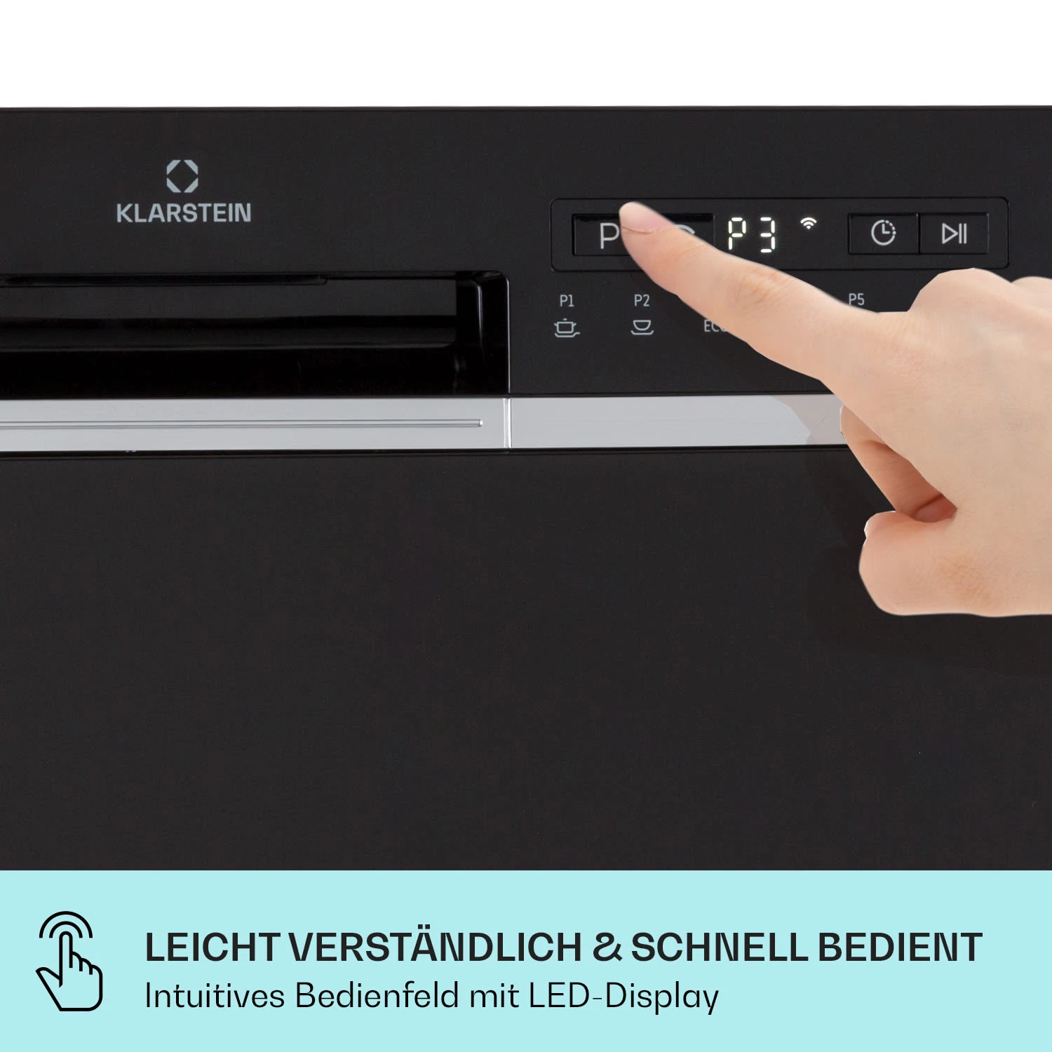 Amazonia 6 Smart Geschirrspüler App-Steuerung Freistehend 1380W – Bild 6