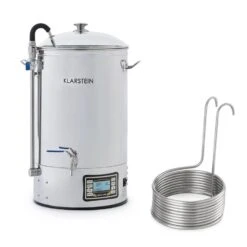 Mundschenk + Eintauchkühler Bierbrauanlage 2500W 30l 304 Edelstahl