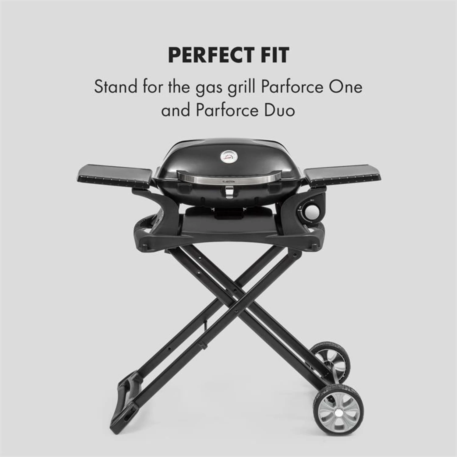 Parforce One Gasgrill 3,5kW 12000BTU Grilltisch Gasschlauch Schwarz – Bild 10